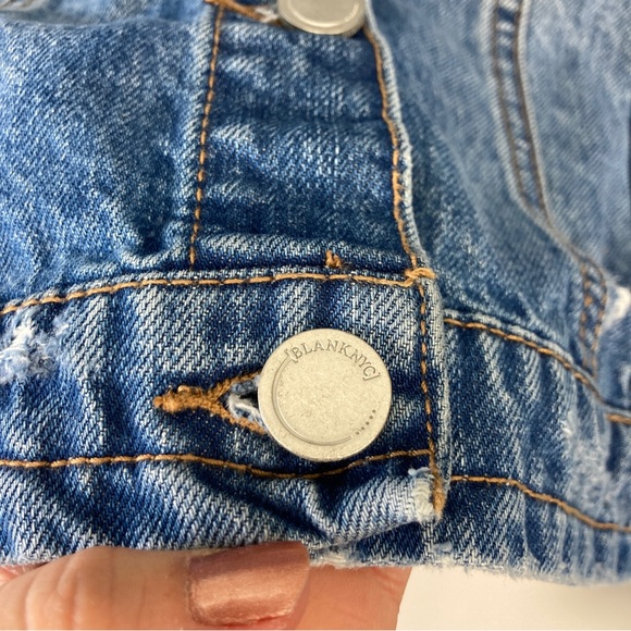 Blank NYC Crop Puff Sleeve Denim Jacket - Picture 7 of 12